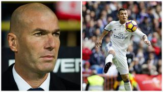 Zinedine Zidane: "A Cristiano no le pasa nada, está tranquilo"