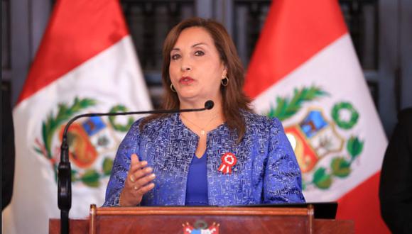 La presidenta Dina Boluarte se pronunció sobre las marchas desarrolladas el miércoles 19 de julio en Lima y otras provincias del país | Foto: Presidencia Perú