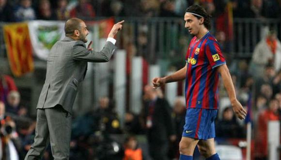 Ibrahimovic acusó a Pep Guardiola de ser problemático en Barza