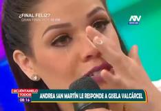 Andrea San Martín llora por humillación y confiesa que Gisela Valcárcel la decepcionó