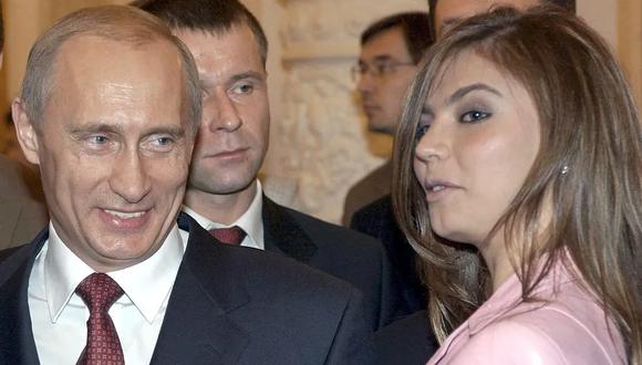 Vladimir Putin y Alina Kabaeva. (Agencia AFP).