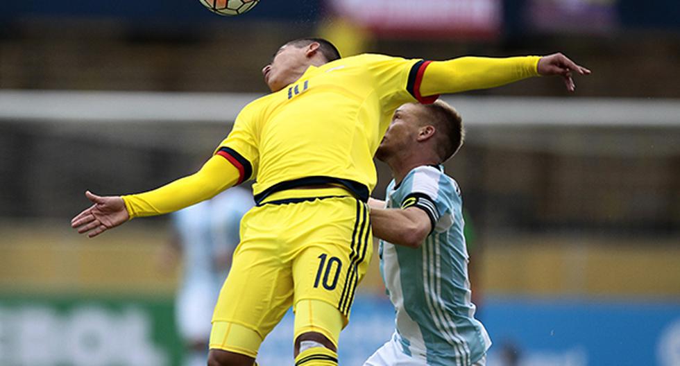 Argentina sacó una victoria vital ante Colombia que lo devuelve a la lucha en el hexagonal final del Sudamericano Sub 20. (Foto: EFE)