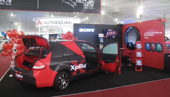 Motorshow 2014: Sony presente con sus productos Xplod