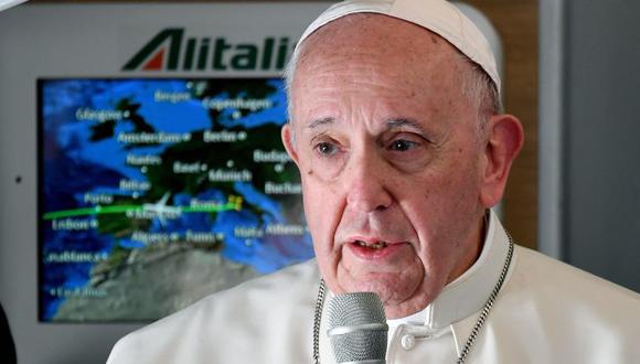 El papa Francisco instó a que "si necesitaban ayuda" para solucionar este problema "que se pongan de acuerdo y la pidan". (Foto: EFE)