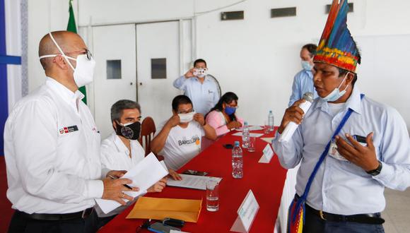 El primer Comando COVID-19 Indígena fue conformado el 8 de junio y está integrado por los ministerios de Salud y Cultura, el Gobierno Regional de Loreto y los representantes de diferentes las comunidades nativas. (Foto Minsa)