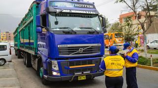 Lima: más de 12 mil conductores de vehículos de carga fueron multados con hasta S/860 