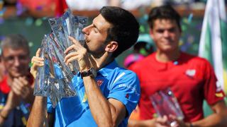 Djokovic aumenta ventaja en la ATP tras ganar Indian Wells