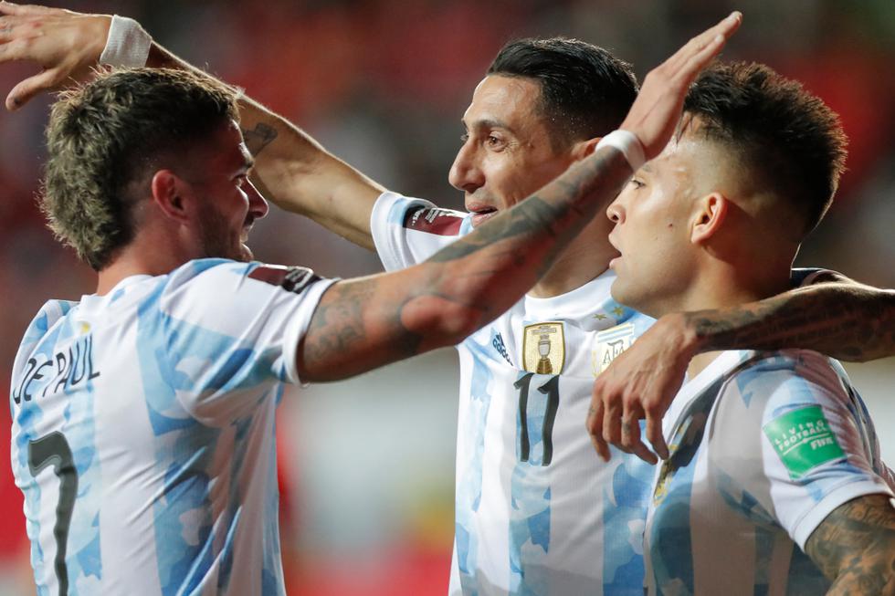 Argentina vs. Chile se enfrentaron en Calama por la jornada 15 de las Eliminatorias | Fuente: EFE