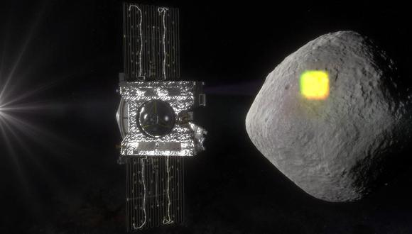 Representación de la sonda OSIRIS-REx llegando a las proximidades de Bennu para reconocer su superficie. (Foto: NASA)