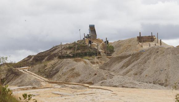 Minería informal en el distrito de Huepetuhe, en la región de Madre de Dios. (Foto: GEC)