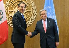 Vizcarra: ONU "sigue de cerca" reforma política y judicial en el Perú