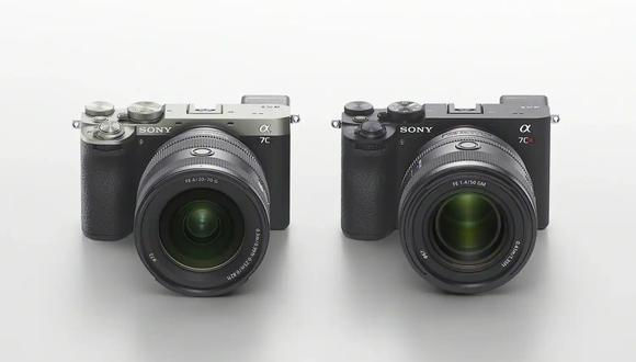 Las nuevas cámaras Alpha 7C II y Alpha 7C R de Sony.