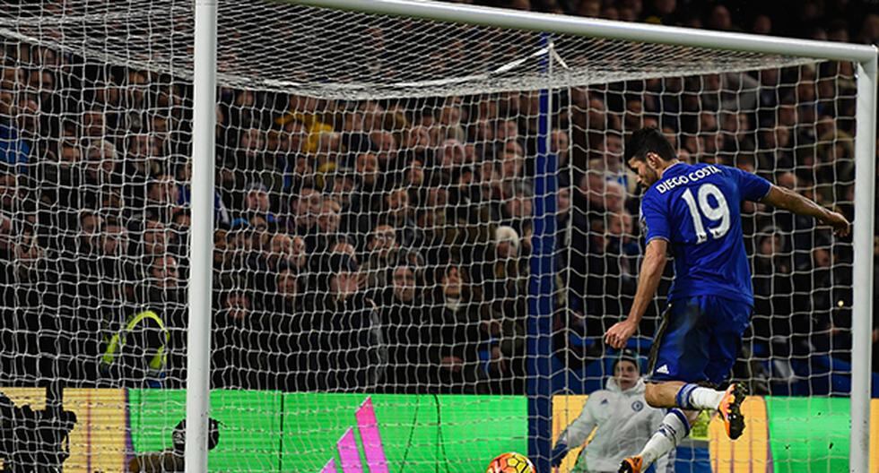 Cuando parecía que Manchester United se llevaba los tres puntos de Stamford Bridge, Diego Costa puso el empate agónico del Chelsea por Premier League (Foto: Getty Images)