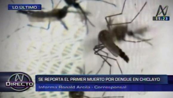 Lambayeque: confirman primera víctima por dengue [VIDEO]
