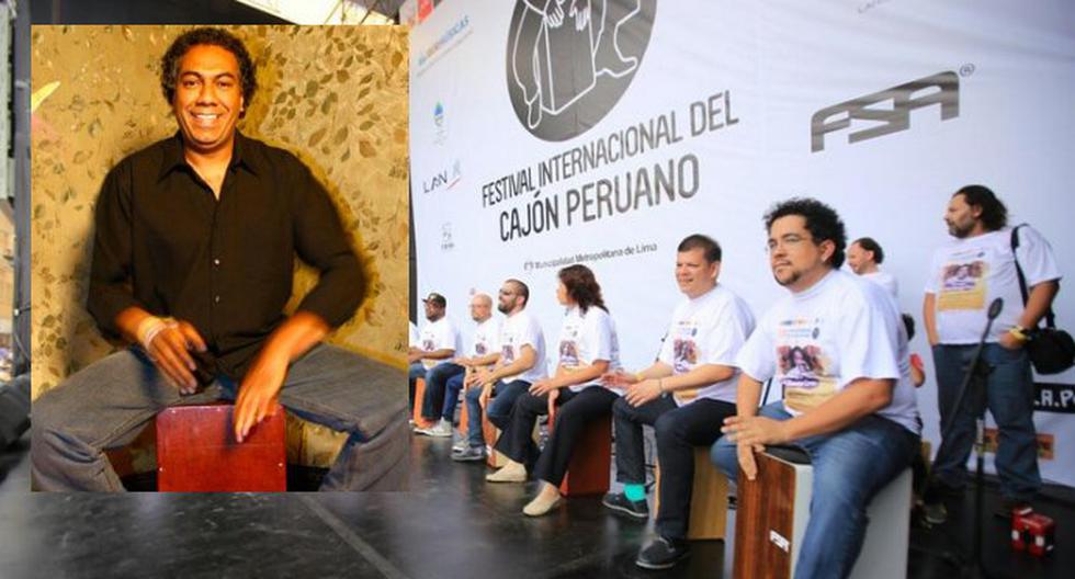 Se rindió homenaje a Rafael Santa Cruz en el Festival Internacional del Cajón Peruano. (Foto: Twitter)