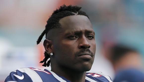 Antonio Brown fue despedido por los Patriots y perdió su contrato de publicidad con Nike. (Foto: AFP)