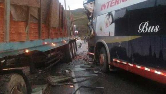 Junín: accidente vehicular deja 7 heridos en Carretera Central