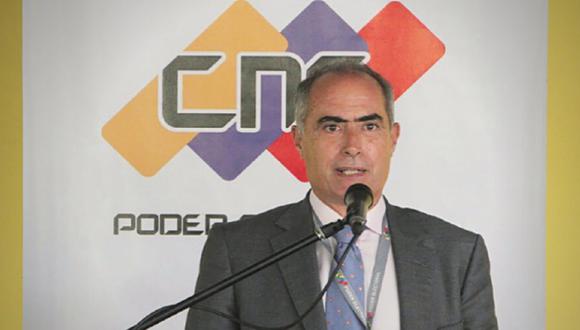 El ahora ex rector principal del Consejo Nacional Electoral (CNE) de Venezuela, Roberto Picón. (Foto del CNE)