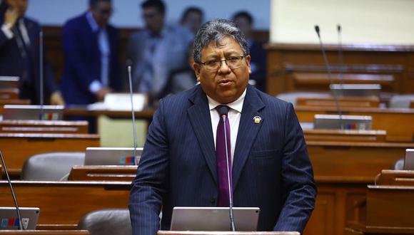 Jorge Flores Ancachi, congresista de Acción Popular, implicado en el caso "Mochasueldos". (Foto: Congreso)