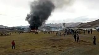 Apurímac: cierran aeropuerto de Andahuaylas por enfrentamientos entre pobladores y agentes PNP