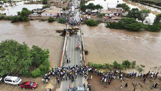 Ríos desbordados, seis muertos y todos los daños en la costa norte por intensas lluvias y el ciclón Yaku