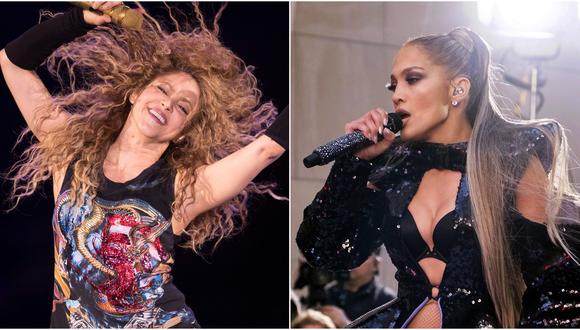 Shakira y Jennnifer López actuarán en el codiciado espacio que es el medio tiempo del Super Bowl. (Foto: Agencias)