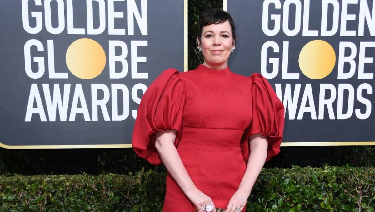 Olivia Colman gana como mejor actriz de serie dramática por 'The Crown' (Foto: AFP)