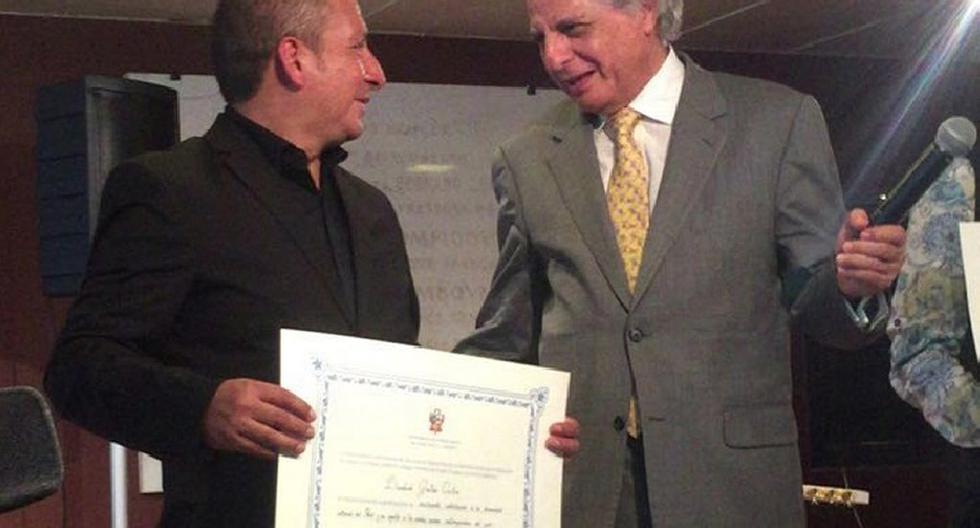 Diosdado Gaitán Castro fue reconocido por la UNESCO, durante reciente ceremonia en París. (Foto: Difusión)