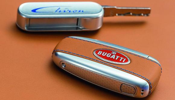 El Bugatti Chiron será entregado a sus dueños con dos llaves, las cuales cumplen distintas funciones. (fotos: difusión)