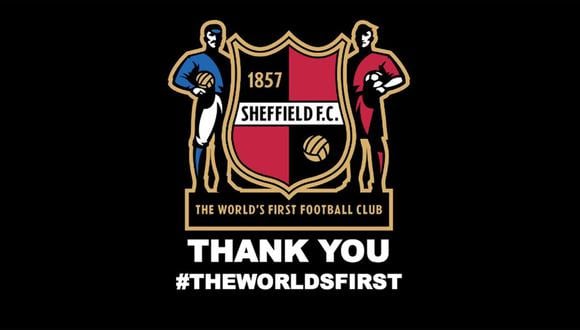 El club de fútbol más antiguo del mundo está de aniversario y lo festeja con una camiseta conmemorativa. Actualmente juega en la octava categoría del Reino Unido. (Foto: Sheffield FC)
