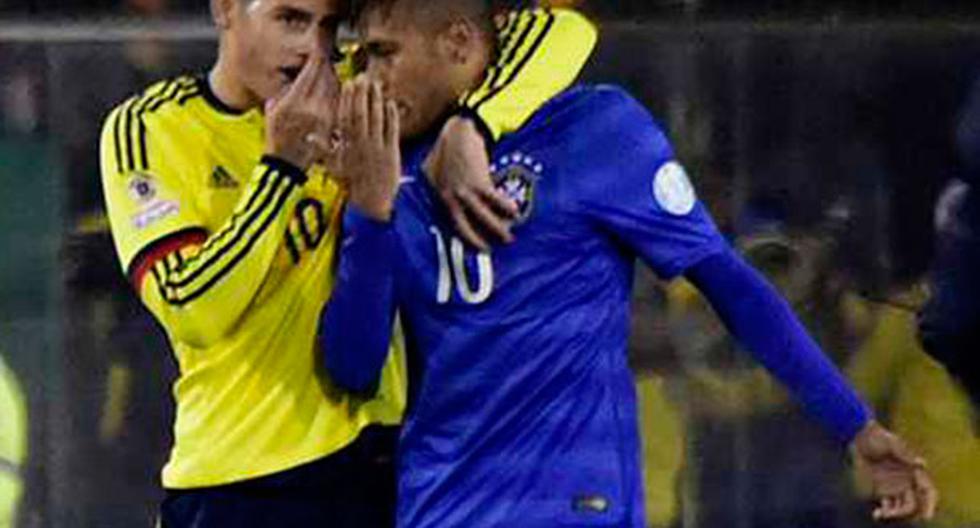 James y Neymar en la foto. (Foto: Copa América)