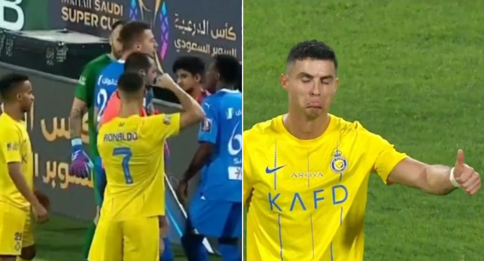 Al Nassr perdió 1-2 ante Al Hilal por la semifinal de la Copa de Arabia Saudita y Cristiano Ronaldo fue expulsado.