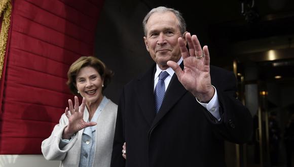 George W. Bush y Laura Bush. (Foto: Bloomberg)