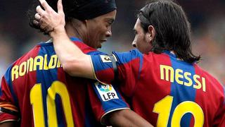 Ronaldinho envió emotivo mensaje a Lionel Messi tras la obtención de su séptimo Balón de Oro