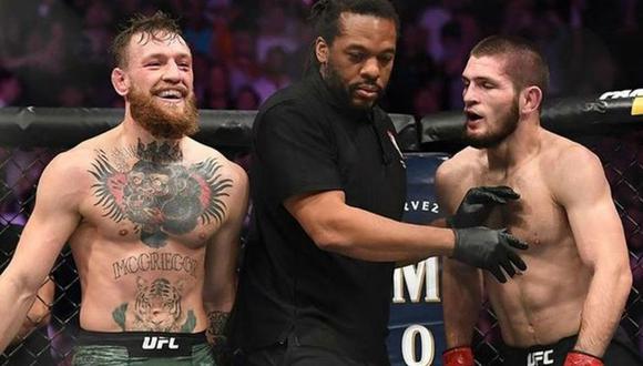 El presidente de la UFC, Dana White, dejó entre ver que Conor McGregor y Khabib Nurmagomedov podrían protagonizar una revancha en los próximos meses (Foto: AFP)