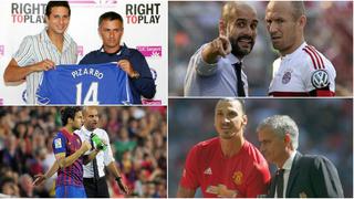 Los futbolistas que fueron dirigidos por Mourinho y Guardiola