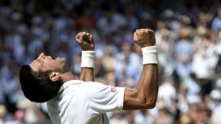 Novak Djokovic ganó y clasificó a la final de Wimbledon