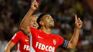 Con doblete de Radamel Falcao: Mónaco aplastó 6-1 al Marsella por Liga de Francia