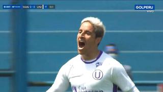 Universitario vs. Mannucci: el gol de Hohberg para el 1-0 de los cremas [VIDEO]