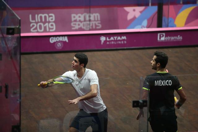 Diego Elías venció al mexicano César Salazar y esta tarde buscará el oro en squash de los Juegos Panamericanos 2019. (Foto: Violeta Ayasta)