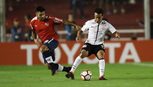 Independiente juega en condición de local este miércoles (07:45 pm. / EN VIVO ONLINE vía FOX Sports 2) frente a Corinthians, por el Grupo G de la Copa Libertadores. (Foto: EFE)