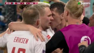 Gol de Christensen para Dinamarca: reacción inmediata para el 1-1 ante Francia | VIDEO
