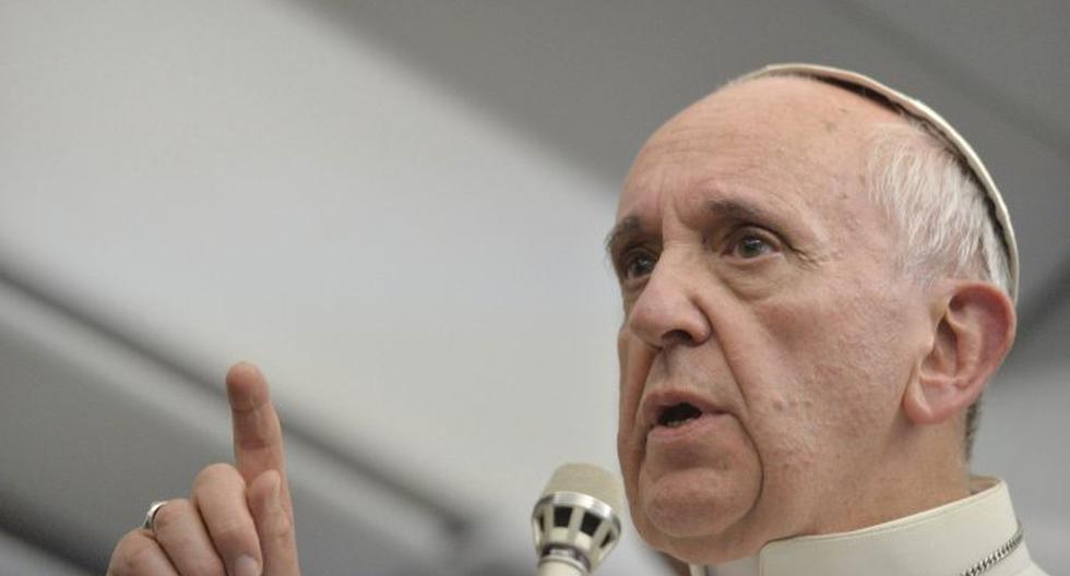 Papa Francisco pide respetar a los gays pero se mostró en contra de su matrimonio. (Foto: EFE)
