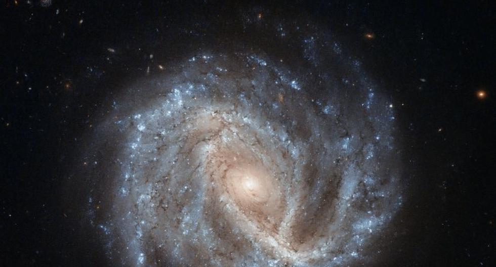 Galaxia espiral NGC 2441 fotografiada por el Hubble. (Foto: ESA)