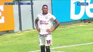 Universitario vs. Carlos Stein: La increíble ocasión de gol que perdió ‘Chiquitín’ Quintero | VIDEO