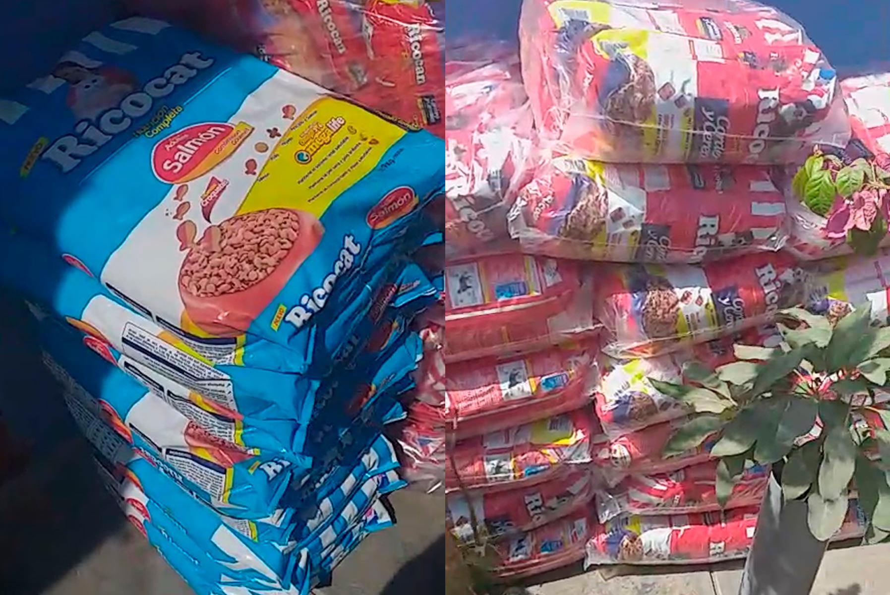 La donación consistió en alimento par gatos y para perros. En total, la ayuda alcanzó para 40 instituciones, entre albergues y albergues de animales.