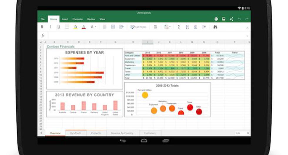 Descarga el Office en tu tablet. (Foto: Microsoft Office)