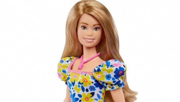 This undated image courtesy of Mattel, shows the company's newest Barbie doll, representing a person with Down syndrome, aimed at allowing more children to see themselves in the popular figure. - The toy was brought to market through work with the National Down Syndrome Society (NDSS), to ensure it accurately represents someone with the condition, the company said. (Photo by Jason Tidwell / MATTEL / AFP) / RESTRICTED TO EDITORIAL USE - MANDATORY CREDIT "AFP PHOTO / Jason Tidwell / Mattel" - NO MARKETING NO ADVERTISING CAMPAIGNS - DISTRIBUTED AS A SERVICE TO CLIENTS