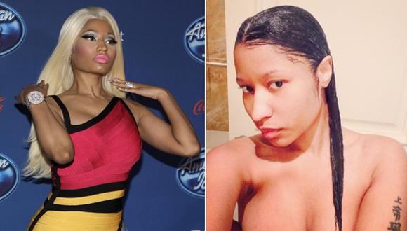 Nicki Minaj publicó irreconocible retrato sin maquillaje