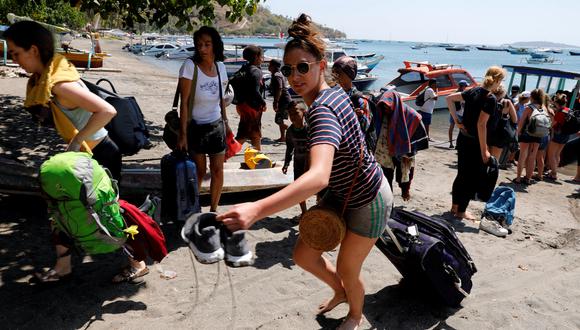 Más de mil turistas de las Islas Gili son evacuados a zonas seguras. (Foto: Reuters)